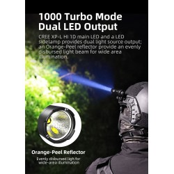 Klarus Compact Light XT1C PRO- 1.000 lumens