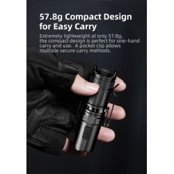 Klarus Compact Light XT1C PRO- 1.000 lumens