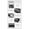 Klarus Compact Light XT1C PRO- 1.000 lumens