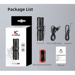 Klarus Compact Light XT1C PRO- 1.000 lumens