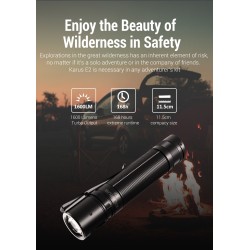 Klarus E2 - 1.600 lumens