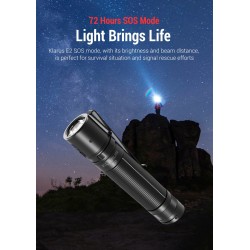 Klarus E2 - 1.600 lumens