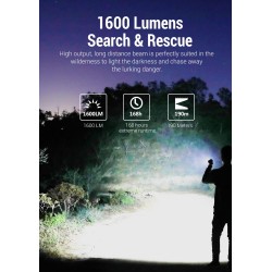 Klarus E2 - 1.600 lumens