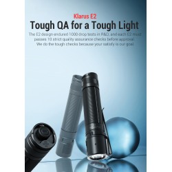 Klarus E2 - 1.600 lumens